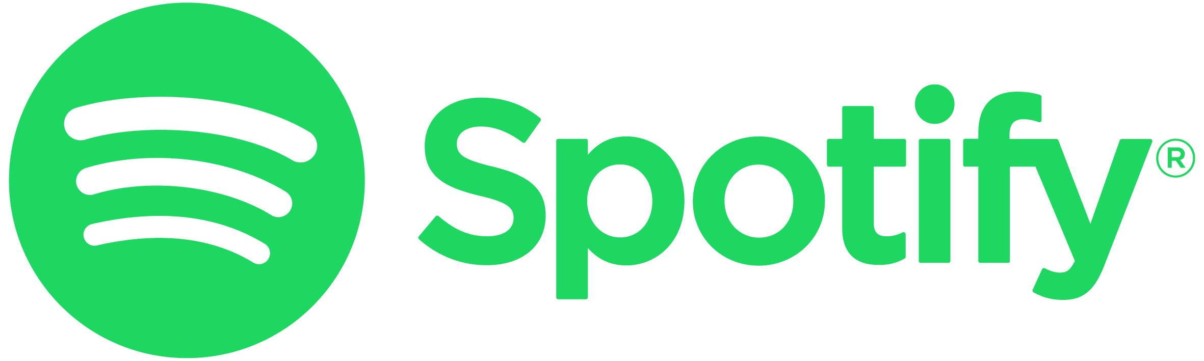 Spotify green logo.